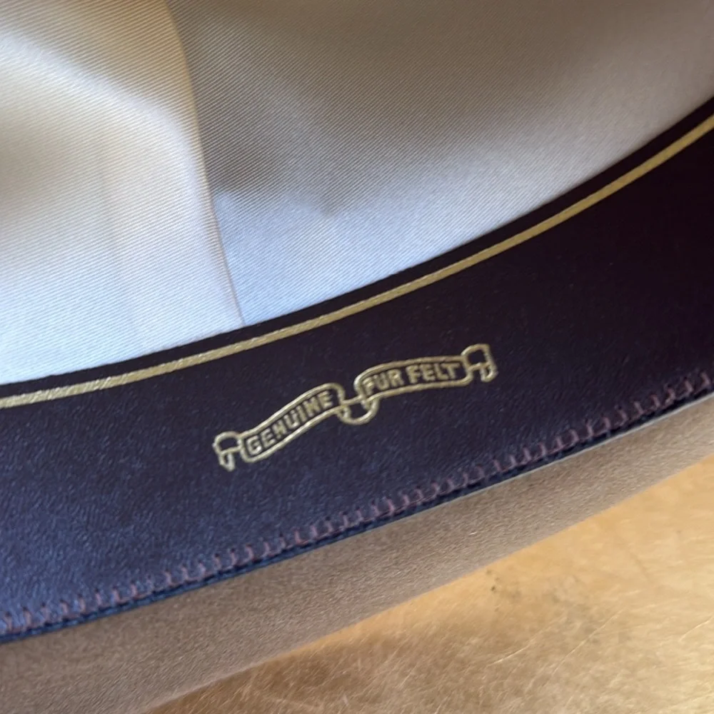 Vintage 1980’s Banana Republic Genuine Fur Felt Hat | Indiana Jones